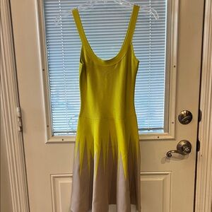 Marciano Yellow and Tan Mini Dress size XS